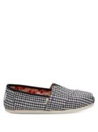 Toms Women's Alpargata Gingham-print Canvas Espadrilles