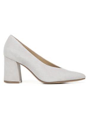 Naturalizer Hope Block Heel Leather Pumps