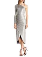 Aidan By Aidan Mattox One-shoulder Midi Dress