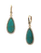 Ivanka Trump Turquoise China Stone Drop Earrings