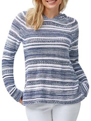 Tommy Bahama Anacapa Marled Linen & Cotton Hoodie
