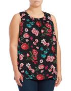 Vince Camuto Plus Printed Sleeveless Top