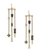 Vince Camuto Montana & Palace Green Opal & Crystal Statement Earrings