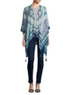 Vince Camuto Tassel Printed Shawl