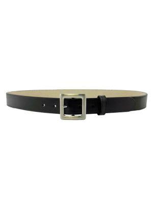 Fashion Focus Square Buckle Leather Belt