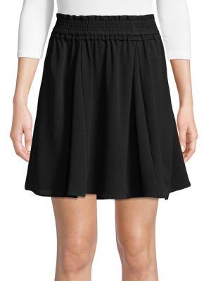 French Connection Komo Drape Solids Skirt