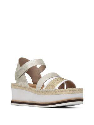 Donald J Pliner Anie Espadrille Platform Wedge Sandals