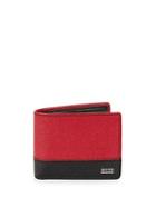Hugo Two-tone Leather Bi-fold Wallet