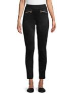 Karl Lagerfeld Paris Faux Suede Leggings