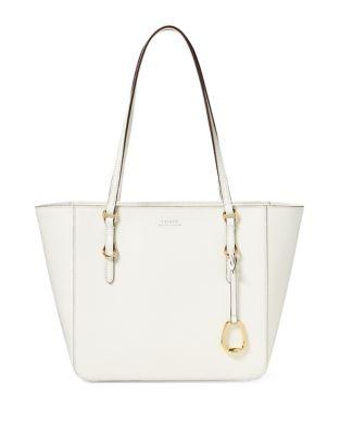 Lauren Ralph Lauren Bennington Leather Shopper Tote