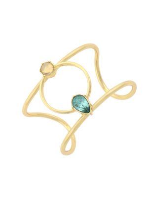 Jessica Simpson Opalescence Wide Cuff Bracelet