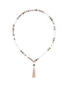 Chan Luu Holiday White Agate, Opal, Labradorite, Quartz & Sterling Silver Pendant Necklace