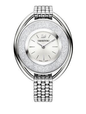 Swarovski Crystalline Oval Stainless Steel Bracelet Watch