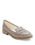 Anne Klein Henna Embossed Loafers