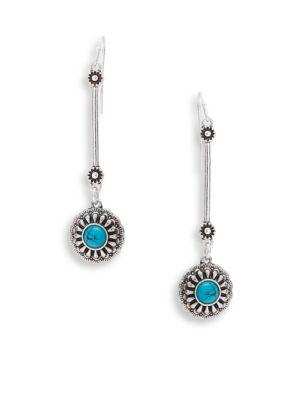 Design Lab Lord & Taylor Flower-shape Drop Earrings