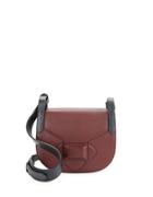Michael Kors Collection Daria Leather Saddle Bag