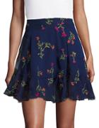 Romeo & Juliet Couture Floral Printed Mini Skirt