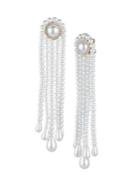Carolee Cindy Faux-pearl Tassle Earrings