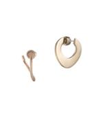 Carolee Goldplated Twist Hoop Earrings