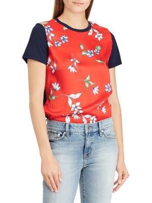 Lauren Ralph Lauren Floral Short-sleeve Tee