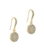Laundry By Shelli Segal Sunset Boulevard Crystal Pave Disc Drop Earrings