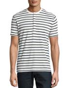 French Connection Jean Striped Cotton Tee