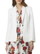 Tahari Arthur S. Levine Long Sleeve Button-front Blazer