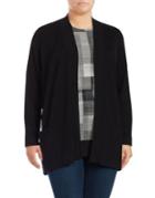 Calvin Klein Plus Plus Open Front Cardigan