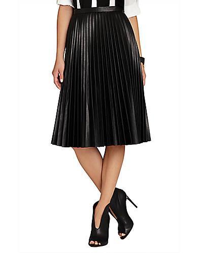 Bcbgmaxazria Elsa Sunburst-pleated Skirt