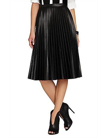 Bcbgmaxazria Elsa Sunburst-pleated Skirt