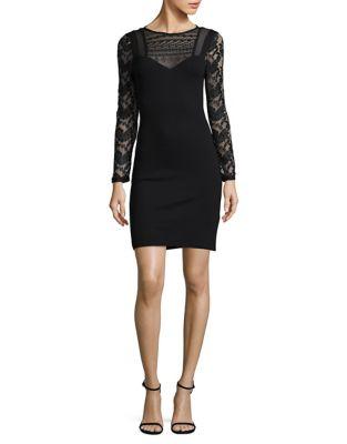 French Connection Floral Lace Sheath Dress