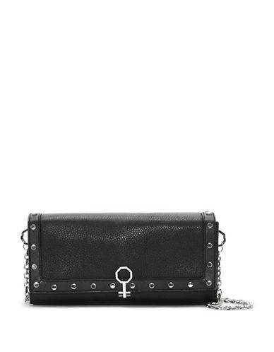 Louise Et Cie Yselle Studded Leather Clutch