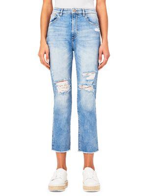 Dl Jerry High Rise Vintage Straight-leg Jeans