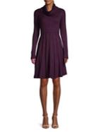 Calvin Klein Turtleneck A-line Dress