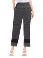 Vince Camuto Diamond Geo Pane Wide-leg Pants