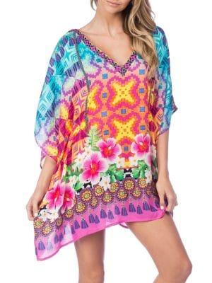 Nanette Lepore Mixed-print Coverup Tunic