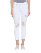 Vigoss Chelsea Distressed Cropped Jeans