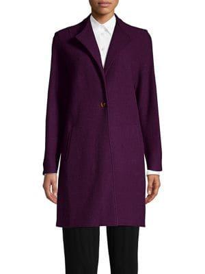 Calvin Klein Boiled Drape Long Jacket