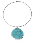 Robert Lee Morris Soho Semiprecious Turquoise Pendant Necklace
