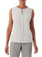 Olsen Woven Front Sleeveless Top