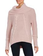 Ivanka Trump Cable-knit Cowlneck Sweater