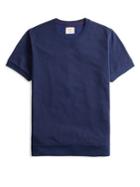 Brooks Brothers Red Fleece Rib-trimmed Cotton Tee