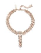 Oscar De La Renta Stone-accented Tassel Choker Necklace