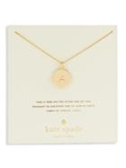 Kate Spade New York Engraved Letter Pendant Necklace