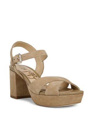 Sam Edelman Jolene Suede Platform Sandals