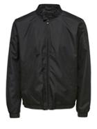 Only And Sons Stand Collar Zip Up Bomber Jacket