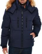 S13 Puffer Jacket With Faux Fur Hood