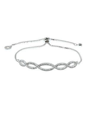 Anne Klein Crystal Slider Bracelet