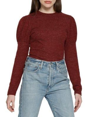 Walter Baker Hannah Puff-sleeve Top