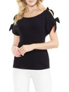 Vince Camuto Tie Cold-shoulder Top